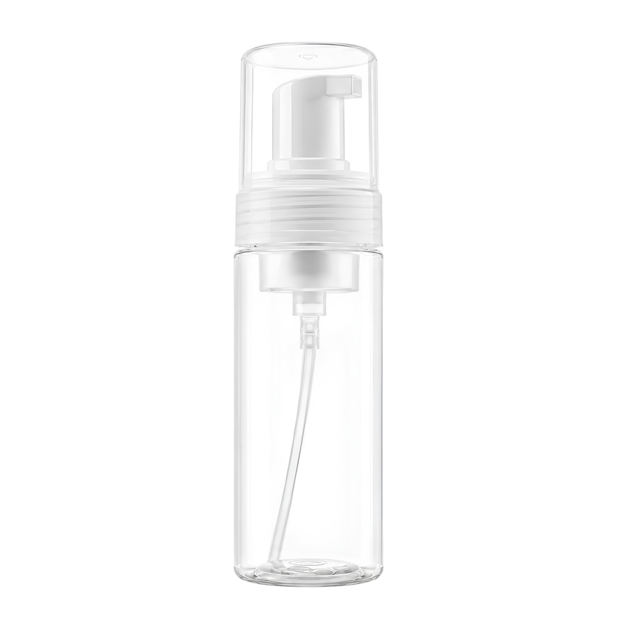 150ml Foam Bottle - With Closure - Clear