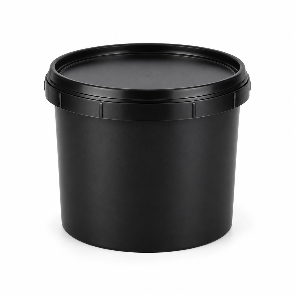 Buckets - With Closure - Black